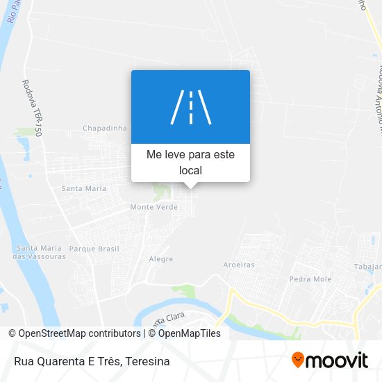Rua Quarenta E Três mapa