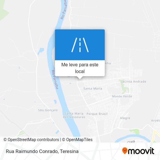 Rua Raimundo Conrado mapa