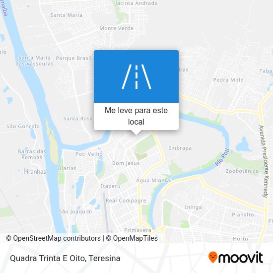 Quadra Trinta E Oito mapa