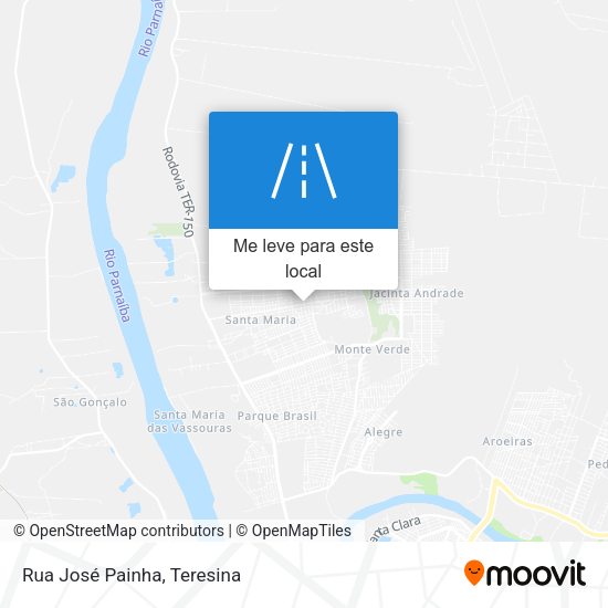 Rua José Painha mapa