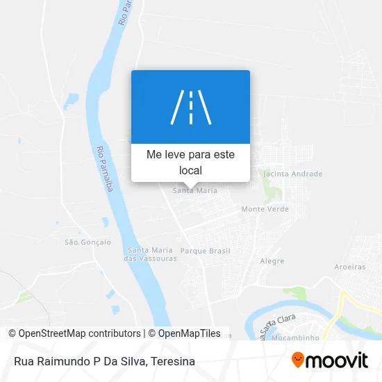 Rua Raimundo P Da Silva mapa