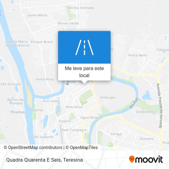 Quadra Quarenta E Seis mapa