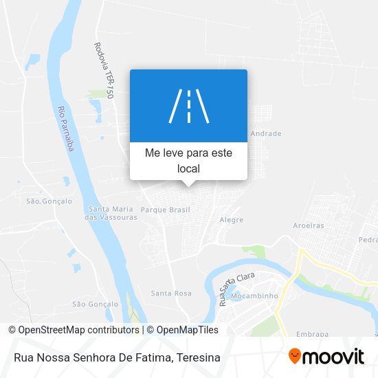 Rua Nossa Senhora De Fatima mapa