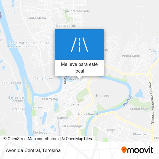 Avenida Central mapa