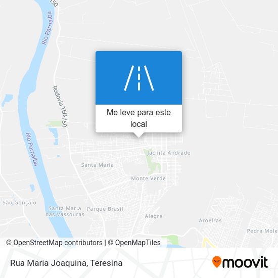 Rua Maria Joaquina mapa