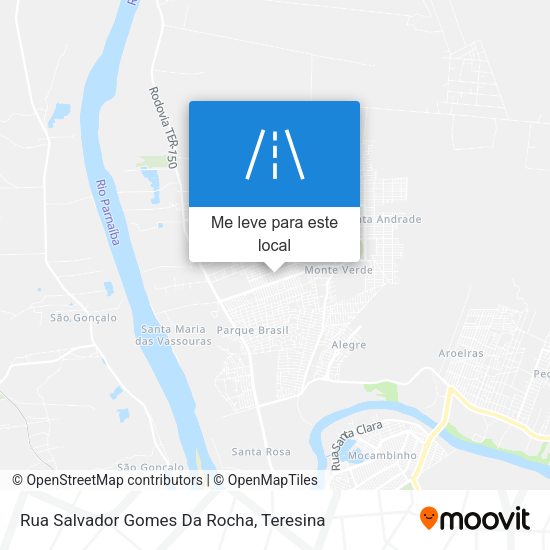 Rua Salvador Gomes Da Rocha mapa
