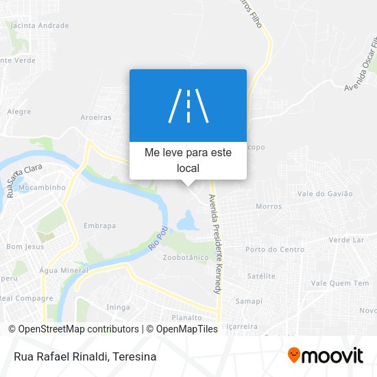 Rua Rafael Rinaldi mapa