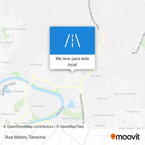 Rua Matos mapa