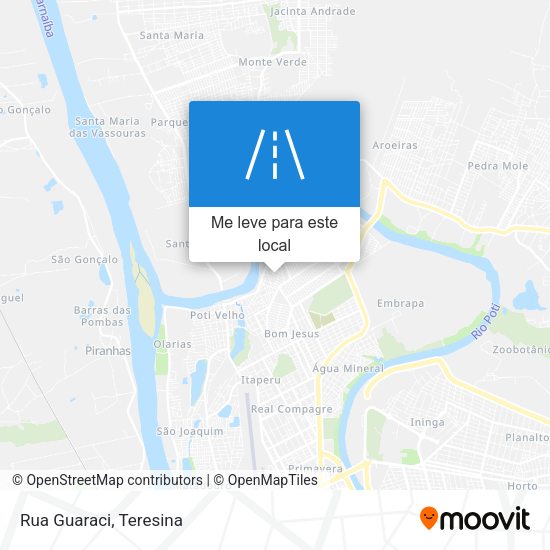 Rua Guaraci mapa