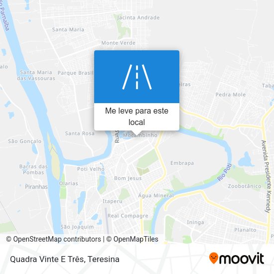 Quadra Vinte E Três mapa