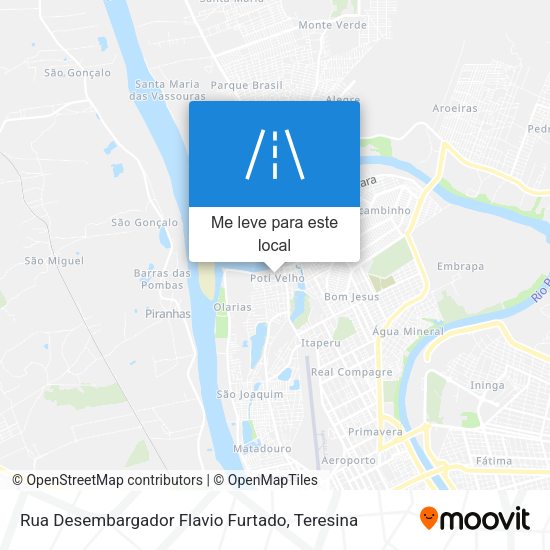 Rua Desembargador Flavio Furtado mapa