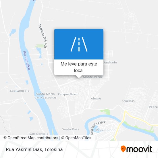 Rua Yasmin Dias mapa