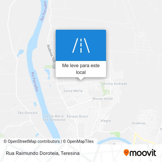 Rua Raimundo Doroteia mapa