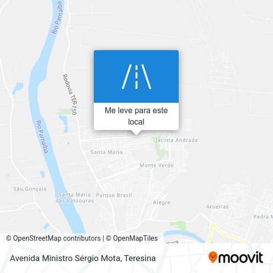 Avenida Ministro Sérgio Mota mapa