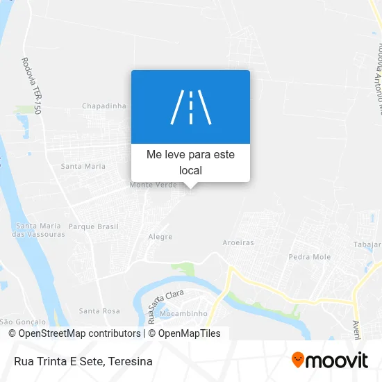 Rua Trinta E Sete mapa