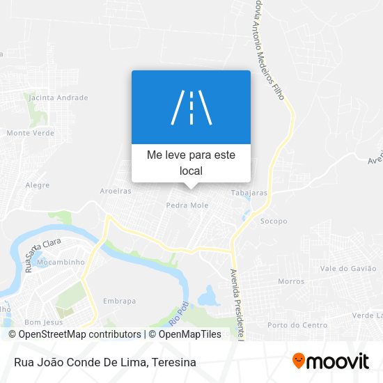 Rua João Conde De Lima mapa