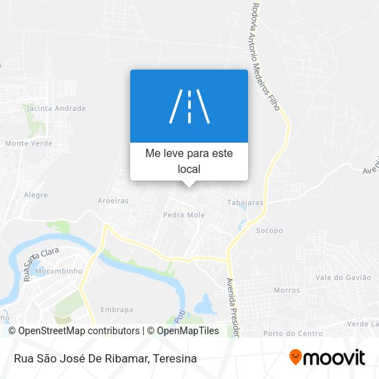 Rua São José De Ribamar mapa