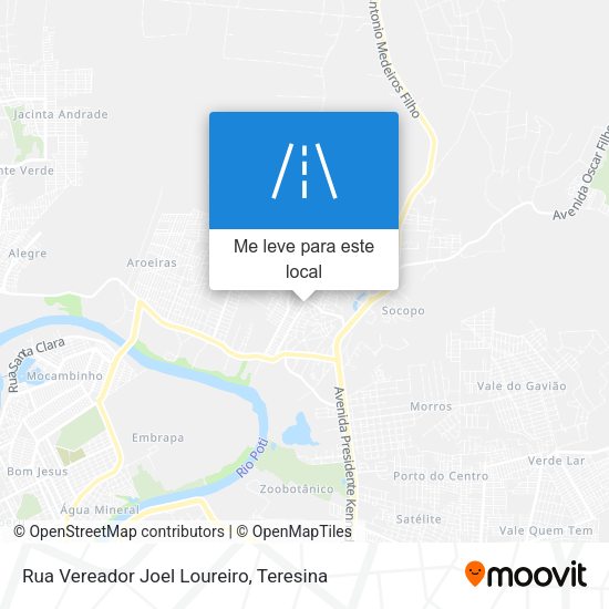 Rua Vereador Joel Loureiro mapa