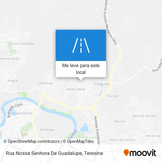 Rua Nossa Senhora De Guadalupe mapa