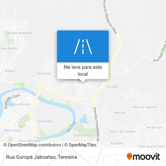 Rua Gurupá Jaboatao mapa