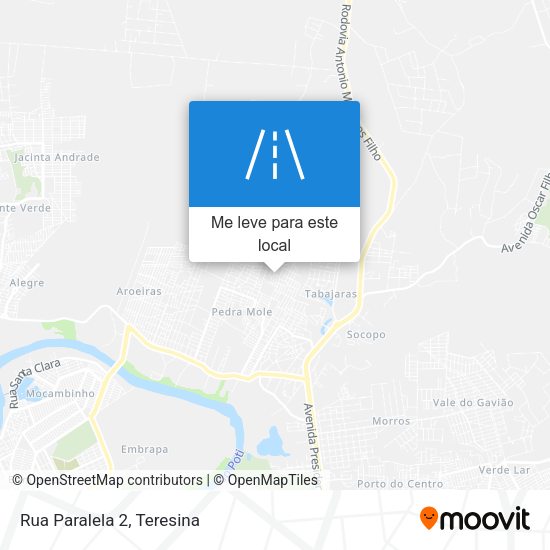 Rua Paralela 2 mapa
