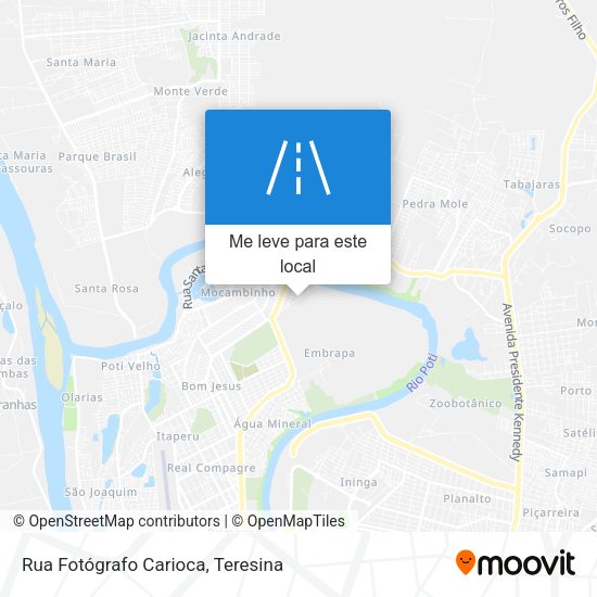 Rua Fotógrafo Carioca mapa