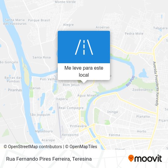 Rua Fernando Pires Ferreira mapa