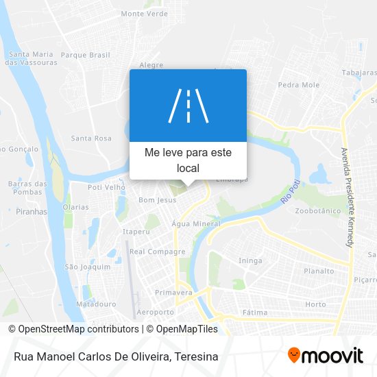 Rua Manoel Carlos De Oliveira mapa