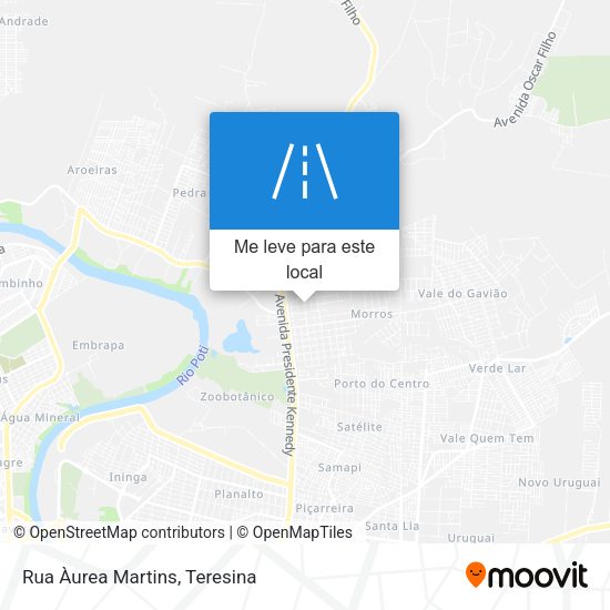 Rua Àurea Martins mapa
