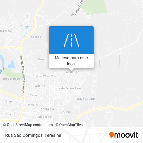 Rua São Domingos mapa