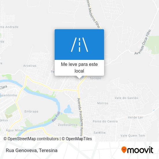 Rua Genoveva mapa