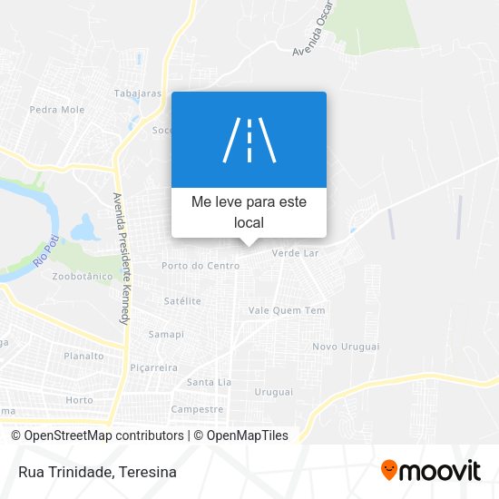 Rua Trinidade mapa