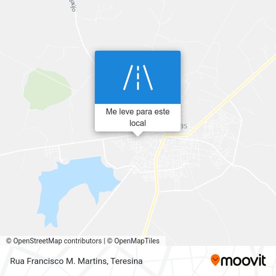 Rua Francisco M. Martins mapa