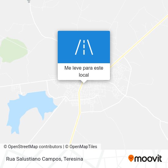 Rua Salustiano Campos mapa