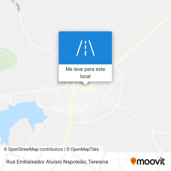 Rua Embaixador Aluísio Napoleão mapa