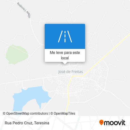 Rua Pedro Cruz mapa
