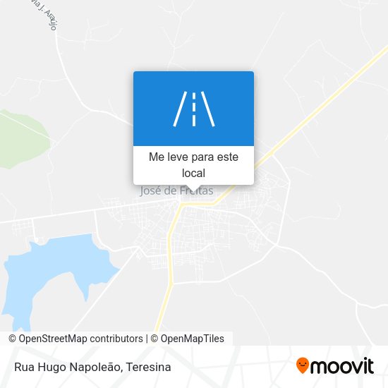 Rua Hugo Napoleão mapa