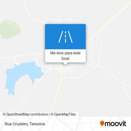 Rua Cruzeiro mapa