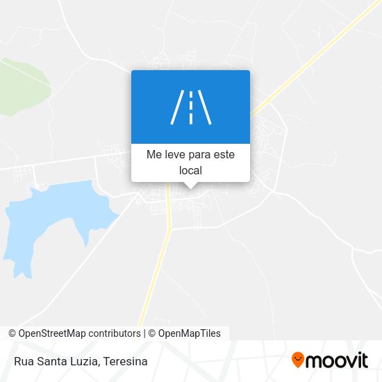 Rua Santa Luzia mapa