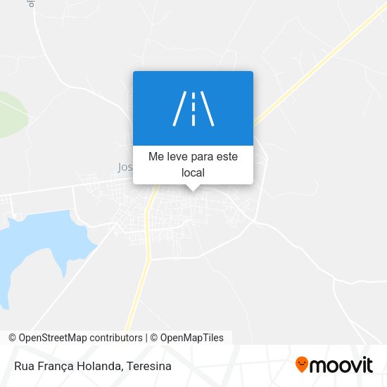Rua França Holanda mapa