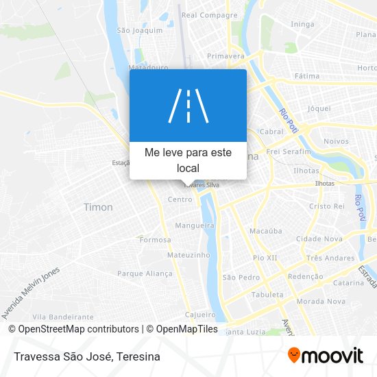 Travessa São José mapa