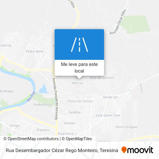 Rua Desembargador Cézar Rego Monteiro mapa