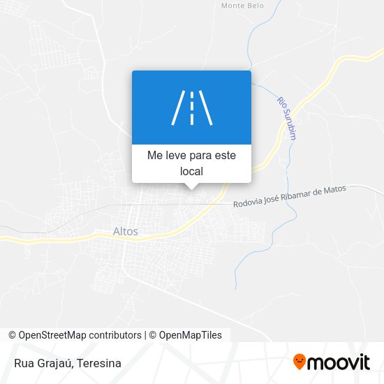 Rua Grajaú mapa