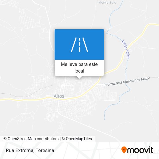 Rua Extrema mapa