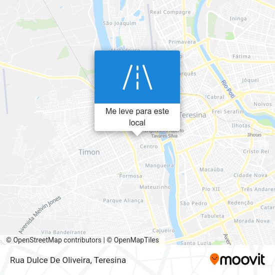 Rua Dulce De Oliveira mapa