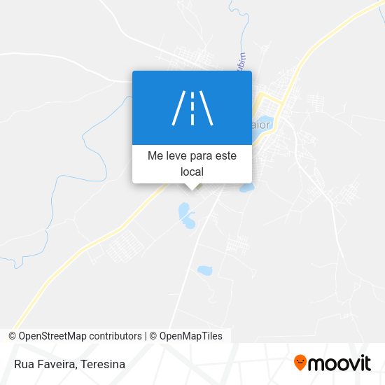 Rua Faveira mapa