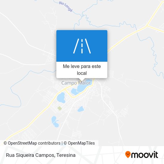 Rua Siqueira Campos mapa