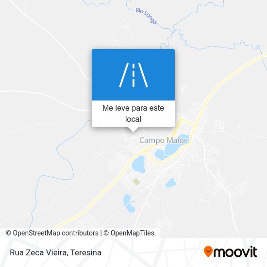 Rua Zeca Vieira mapa