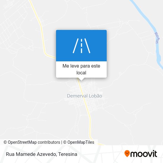 Rua Mamede Azevedo mapa