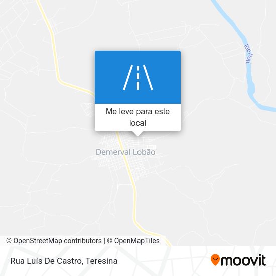 Rua Luís De Castro mapa